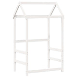 Day Bed and Bench Set with Roof without Mattress White 80x200 cm 3282219