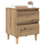 Bed Cabinets 2 pcs Artisan Oak 40 x 35 x 50 cm Engineered Wood 885671