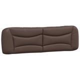 Bed Frame with LED without Mattress "Hvar" Brown 180x200 cm 3213950