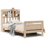 Bookcase Bed without Mattress 90x200 cm Solid Wood Pine 3309953
