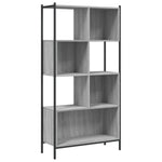 ZNTS Bookcase Grey Sonoma 72x28x172 cm Engineered Wood 3213655