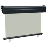Balcony Side Awning 85x250 cm Grey 48410