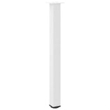Bar Table Legs 4 pcs White 100-102 cm Steel 4012477
