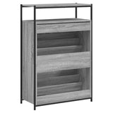 Shoe Cabinet Grey Sonoma 75x34x112 Engineered Wood 840037