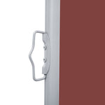 Retractable Side Awning Brown 140x600 cm 317991