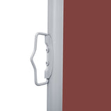 Retractable Side Awning Brown 140x600 cm 317991