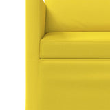 Sofa Set 2 pcs Light Yellow Fabric 3433171