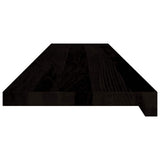 Stair Treads 12 pcs Dark Brown 110x25x2 cm Solid Wood Oak 3283041
