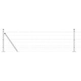 Welded Wire Fence with Concrete Base 10 x 0.4 m 3350997