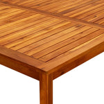 ZNTS Garden Coffee Table 110x110x45 cm Solid Acacia Wood 316397