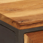 Sideboard Recycled Teak and Steel 65x30x70 cm 246279