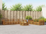 Sofa Sets 8 pcs Natural Solid Acacia Wood 3374494