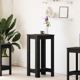 Bar Table Black Oak 51 x 50 x 103.5 cm Engineered Wood 868078