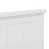 Headboard with Headboard White 135 cm Engineered wood 887769