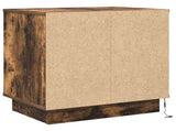 Bedside Cabinet Smoked Oak 50 x 34.5 x 50 cm Engineered wood 869586