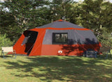 Cabin Tent 12-Person Grey and Orange 500 x 500 x 294 cm 42004058