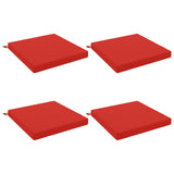 4-Piece Seat Cushions SOEST 4 pcs 100% Polyester Red 944926