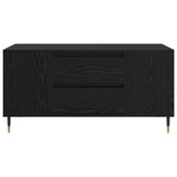 Coffee Table Black Oak 102 x 44.5 x 50 cm Engineered Wood 882680