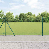 Welded Wire Fence with Concrete Base 10 x 0.8 m 3353477