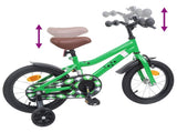 Kids Bike 16 Inches for 4-6 Years Old Green 42009477