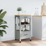 Kitchen Trolley MONZA 48x40x88.5 cm Solid Wood Pine 376083