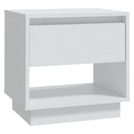 ZNTS Bedside Cabinets 2 pcs White 45x34x44 cm Engineered Wood 809513