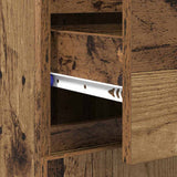 Sideboard with Drawer Old Wood 60 x 35 x 70 cm Engineered Wood 881209