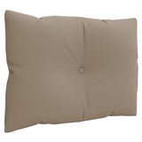 Pallet Cushions 3 pcs Taupe Fabric 360863