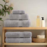 6 Piece Premium Towel Set SOLUND Grey 600 gsm 137560