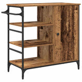 Kitchen Trolley Old Wood 87.5 x 39 x 84.5 cm Engineered Wood 871663