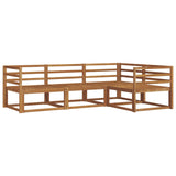 Outdoor Sofa Set 4 pcs Natural Solid Acacia Wood 3367492