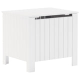 Storage Box with Lid RANA White 60x49x54 cm Solid Wood Pine 4002328
