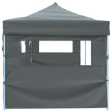 Folding Pop-up Party Tent with 5 Sidewalls 870x291x315 cm Anthracite 44981