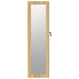 Mirror Jewellery Cabinet Wall Mounted 30x8.5x106 cm 353216