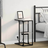Bedside Cabinet Grey Sonoma 41.5 x 26 x 60.5 cm Engineered Wood 859593