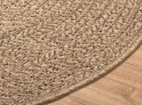 Rug "ZIZUR" 120 cm Jute Look Indoor and Outdoor 364836
