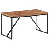 Dining Table 140x70x76 cm Solid Acacia and Mango Wood 323548
