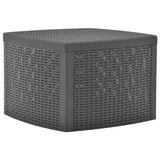 Side Table Mocha 54x54x36.5 cm Plastic 48776