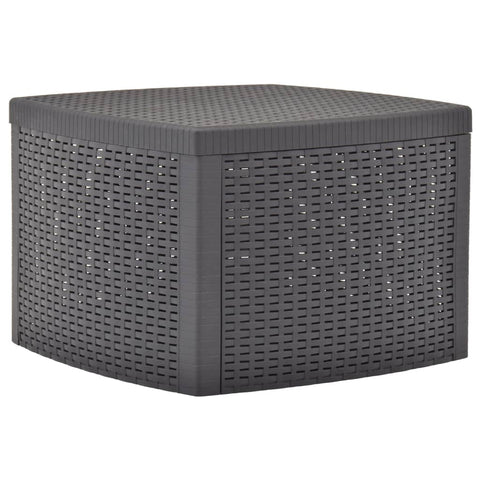 Side Table Mocha 54x54x36.5 cm Plastic 48776