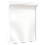 Roller Shutter White 120 x 150 cm Aluminium and Polyurethane 42047059