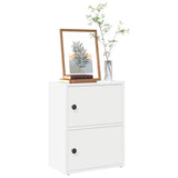 Bookcase White 40x24x52 cm Engineered Wood 860355