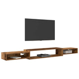 Wall-mounted TV Cabinet Wall-Mounted Old Wood 220 x 28 x 21 cm 8006019
