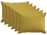 Cushion Cover 6 pcs HOUTEN Light Green 80 x 80 cm Faux Linen 921570