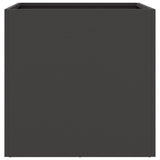 ZNTS Planter Black 42x40x39 cm Cold-rolled Steel 841547