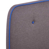 Bed Frame without Mattress Taupe Fabric 120x190 cm Small Double 281117