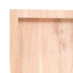 ZNTS Wall Shelf 60x30x cm Untreated Solid Wood Oak 363526