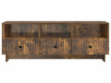 TV Cabinet Smoked Oak 102 x 34.5 x 50 cm Engineered Wood 893990