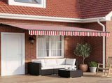Manual Awning Frame with LEDs 4.5 x 3 m 3420885