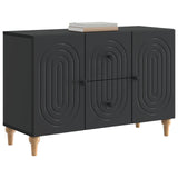 TV Cabinet with Drawer Black 89 x 34.5 x 60 cm Engineered Wood 894196