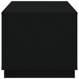 Coffee Table Black 102x50x44 cm Engineered Wood 819877